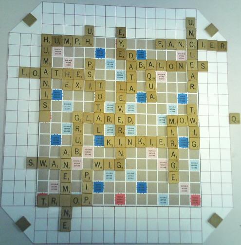 A nice Scrabble II board.