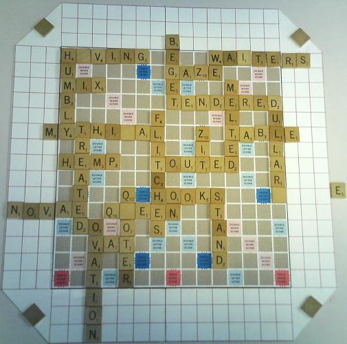 A nice Scrabble II board.