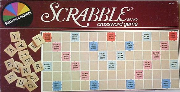 Scrabble box, 1982-1986.