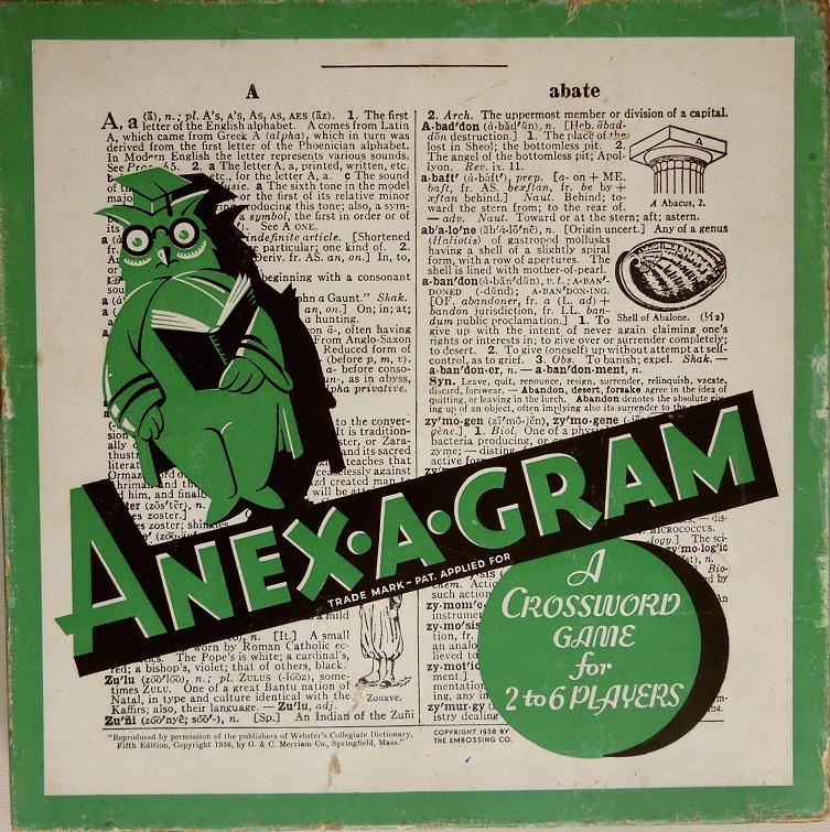Anex-A-Gram box top.
