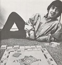 George playing Monopoly.