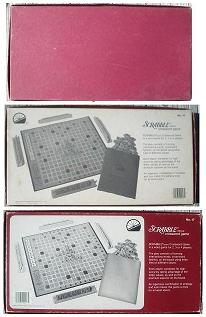 1982-1986 Scrabble box bottoms.