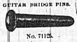 Bridge pin, No. 71125.