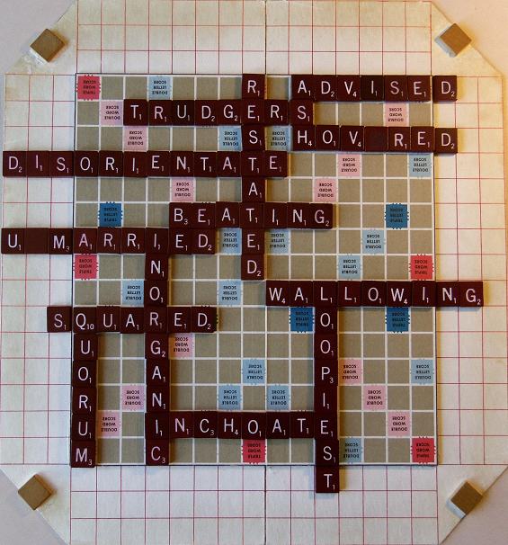 A nice Scrabble III board.