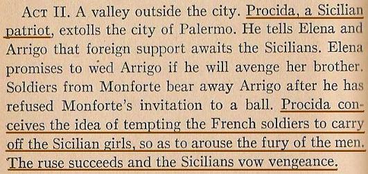 Vespers Siciliennes (Verdi) on youtube.