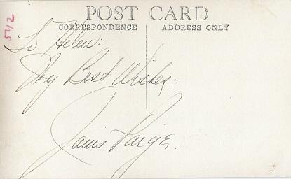 
Janis Paige post card

