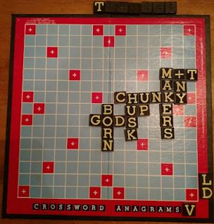 Crossword Anagrams game, round 1.